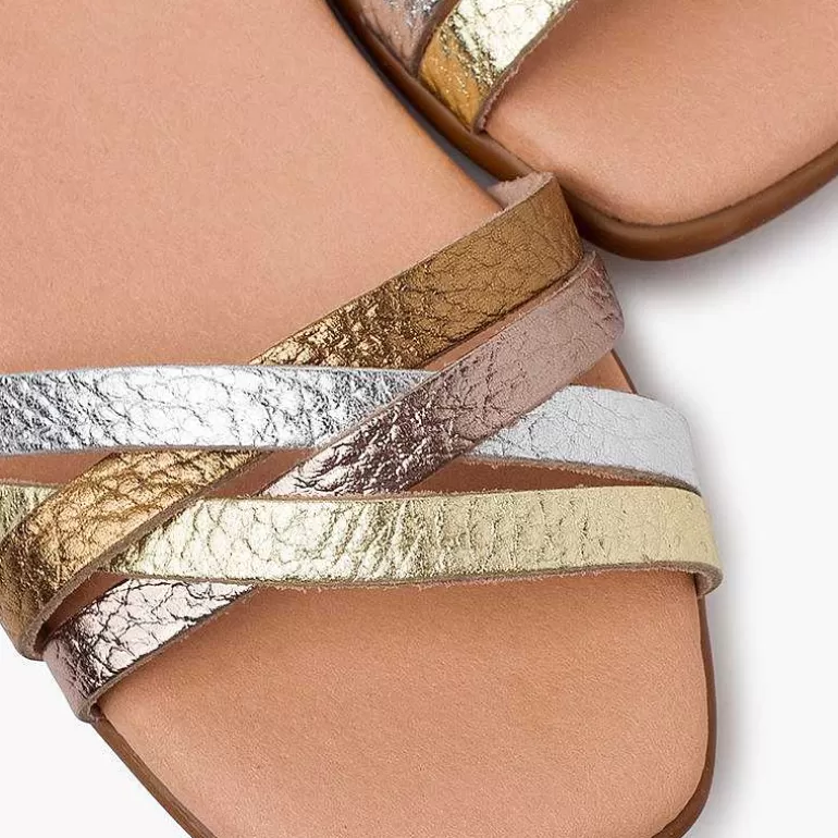 Best Pisamonas Sandalias Niña Y Mujer En Piel Con Tiras Y Talonera