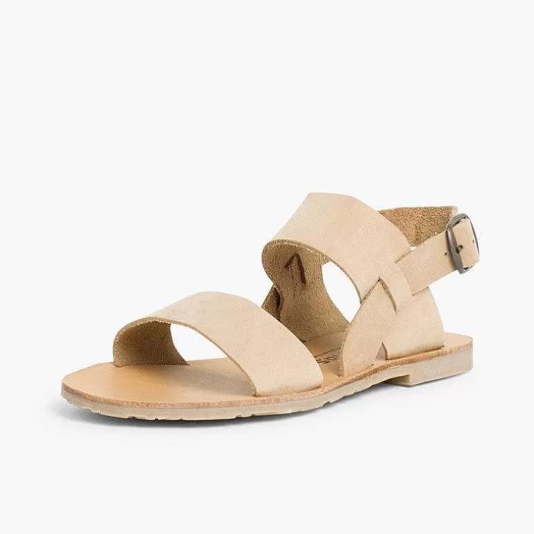 Cheap Pisamonas Sandalias Niña Y Mujer Nobuck Tiras Anchas