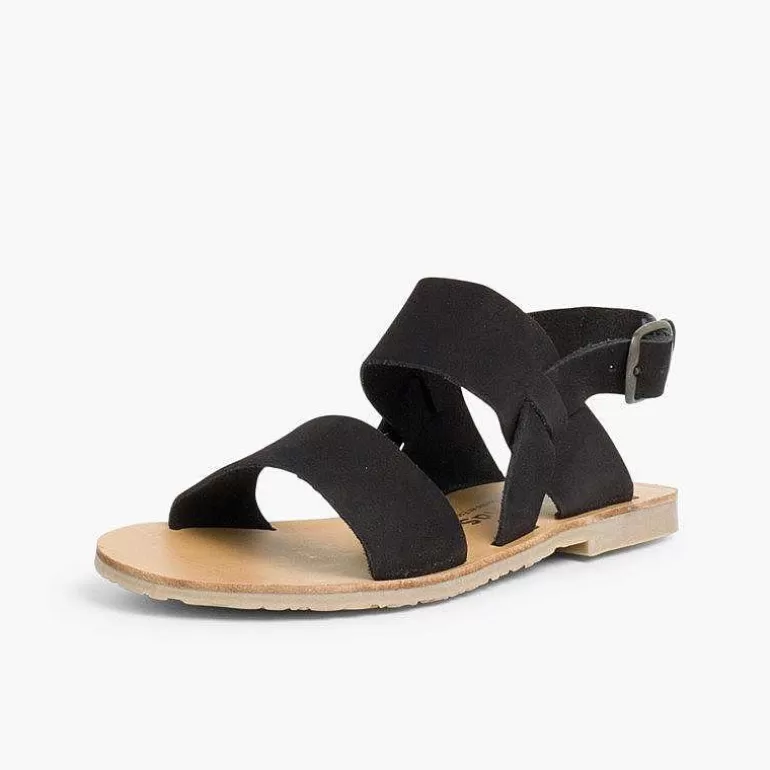 Cheap Pisamonas Sandalias Niña Y Mujer Nobuck Tiras Anchas
