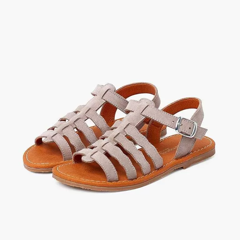 Outlet Pisamonas Sandalias Niña Y Mujer Tipo Gladiador Con Hebilla