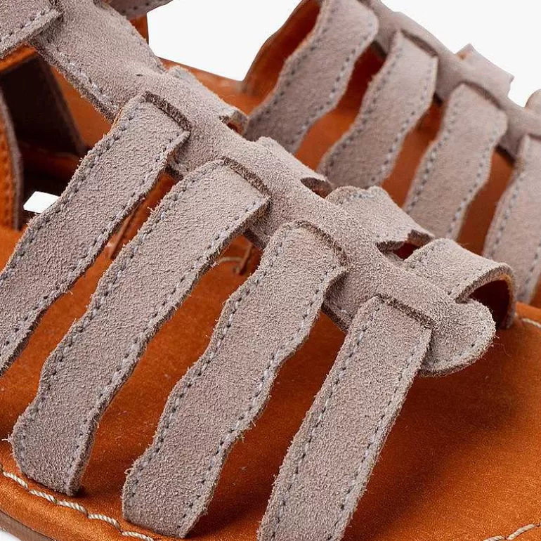 Outlet Pisamonas Sandalias Niña Y Mujer Tipo Gladiador Con Hebilla