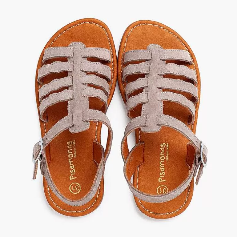 Outlet Pisamonas Sandalias Niña Y Mujer Tipo Gladiador Con Hebilla