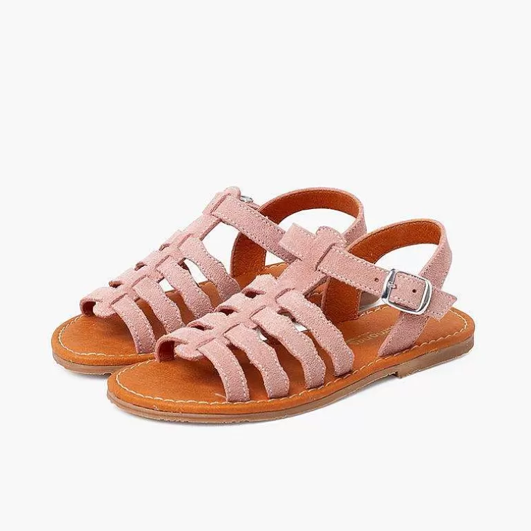 Outlet Pisamonas Sandalias Niña Y Mujer Tipo Gladiador Con Hebilla