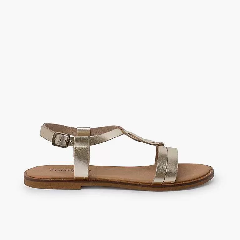Best Pisamonas Sandalias Niña Y Mujer Tira Central Trenza