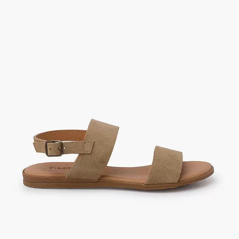 Discount Pisamonas Sandalias Niña Y Mujer Tiras Anchas En Serraje