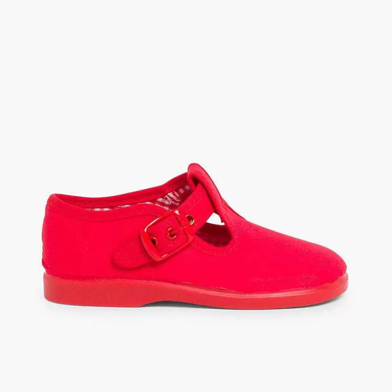 Cheap Pisamonas Sandalias Pepitos De Lona Para Niños