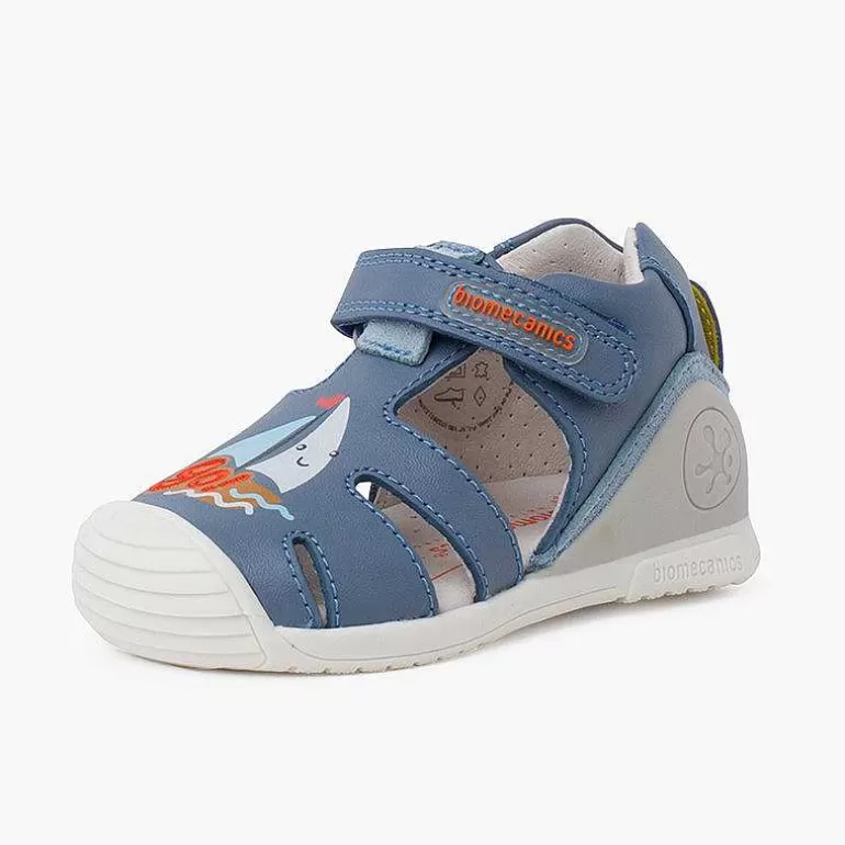 Outlet Pisamonas Sandalias Unisex Biomecanics Cierre Adherente Color Azul Indigo
