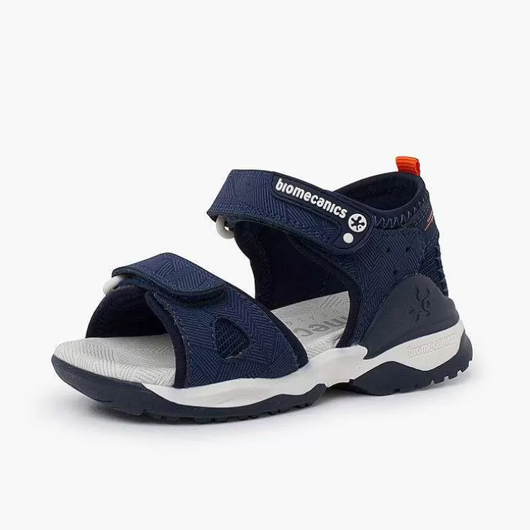 Outlet Pisamonas Sandalias Unisex Lona Tipo Trekking Biomecanics Color Azul Marino