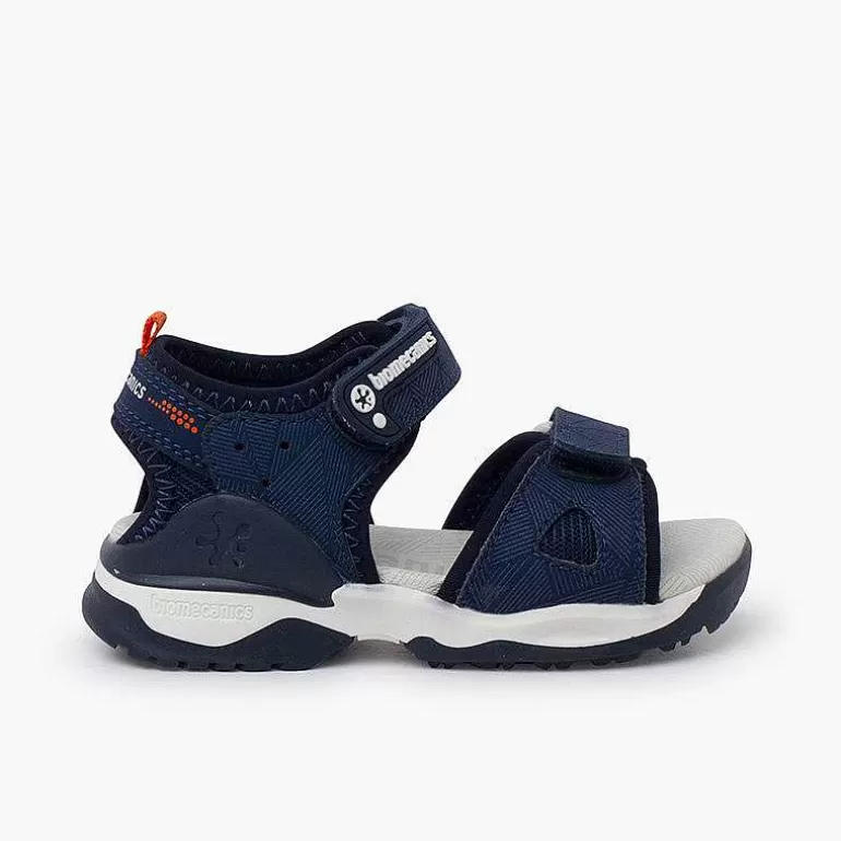 Outlet Pisamonas Sandalias Unisex Lona Tipo Trekking Biomecanics Color Azul Marino