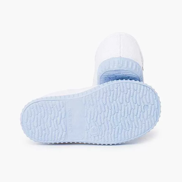 Fashion Pisamonas Zapatillas Blancas Sin Cordones Suela Colores