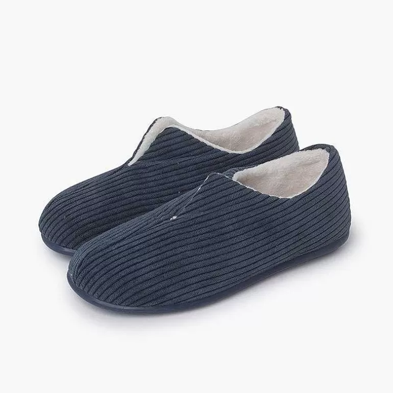 New Pisamonas Zapatillas Casa Tipo Babuchas De Pana