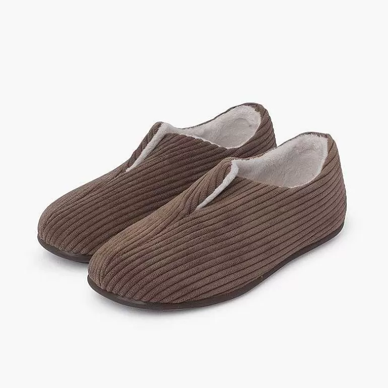 New Pisamonas Zapatillas Casa Tipo Babuchas De Pana