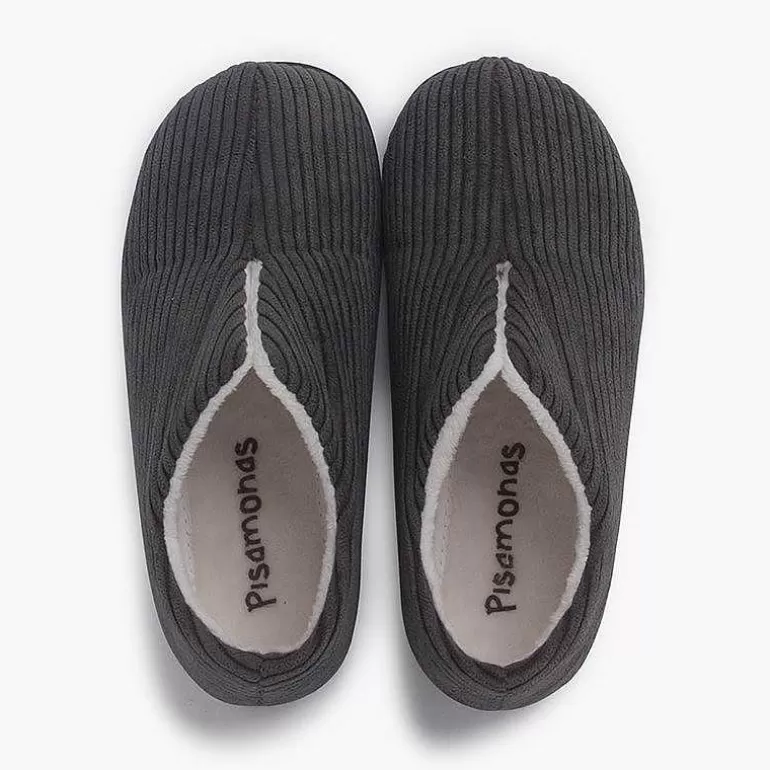 New Pisamonas Zapatillas Casa Tipo Babuchas De Pana
