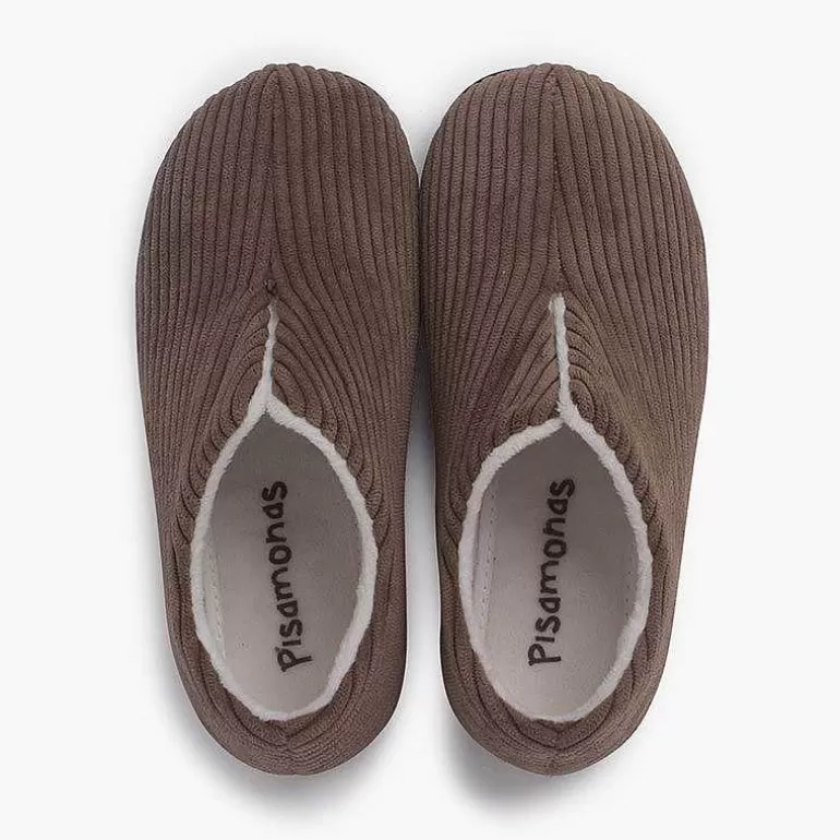 New Pisamonas Zapatillas Casa Tipo Babuchas De Pana