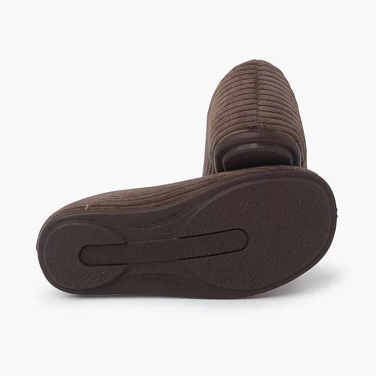 New Pisamonas Zapatillas Casa Tipo Babuchas De Pana