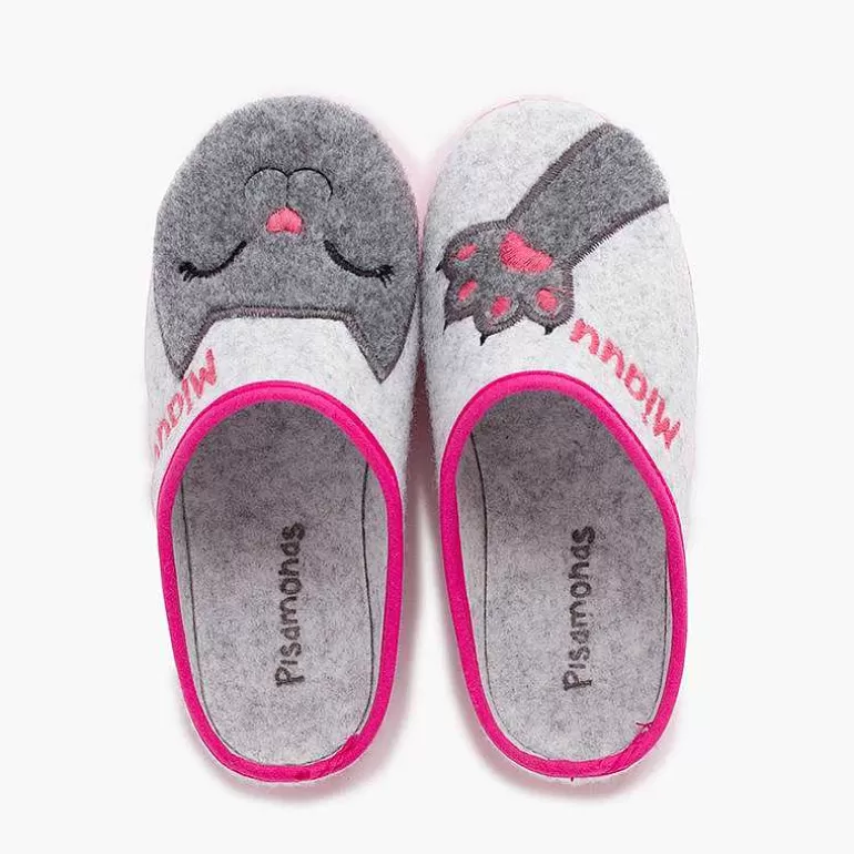 Discount Pisamonas Zapatillas Casa Tipo Zueco Con Dibujos