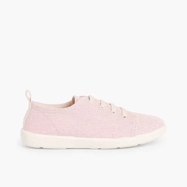 Cheap Pisamonas Zapatillas Casual Lona De Espiga