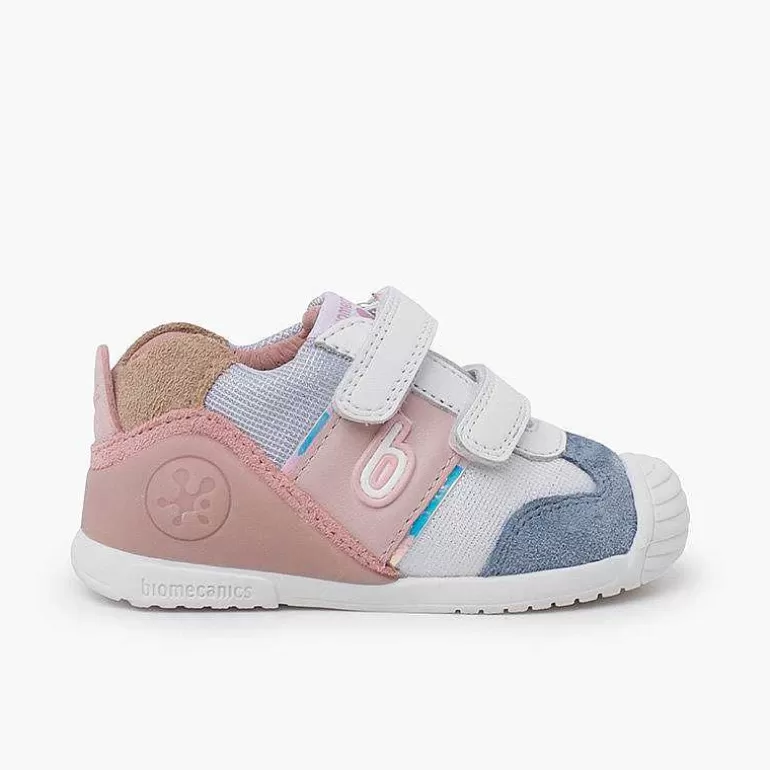 Best Sale Pisamonas Zapatillas Colores Pastel Biomecanics Color Rosa Y Azul