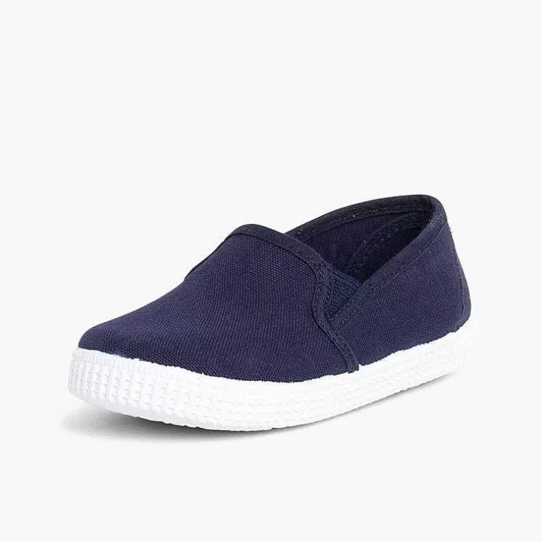 Flash Sale Pisamonas Zapatillas Lona Con Elastico Y Suela De Goma