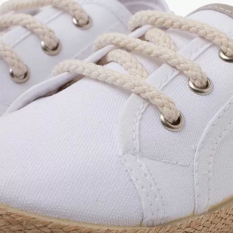 Sale Pisamonas Zapatillas Lona Cordones Tipo Alpargata