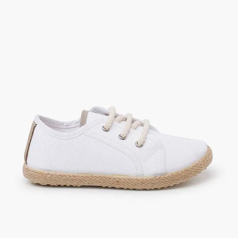 Sale Pisamonas Zapatillas Lona Cordones Tipo Alpargata