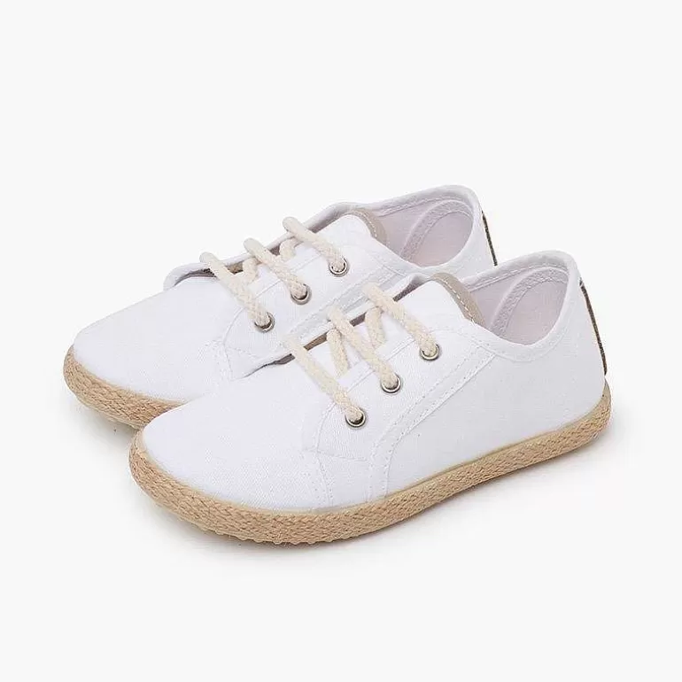 Sale Pisamonas Zapatillas Lona Cordones Tipo Alpargata
