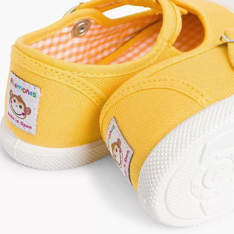 Hot Pisamonas Zapatillas Lona Niños Puntera Goma Tipo Pepitos