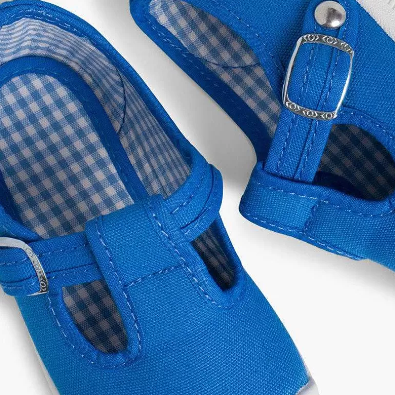 Hot Pisamonas Zapatillas Lona Niños Puntera Goma Tipo Pepitos