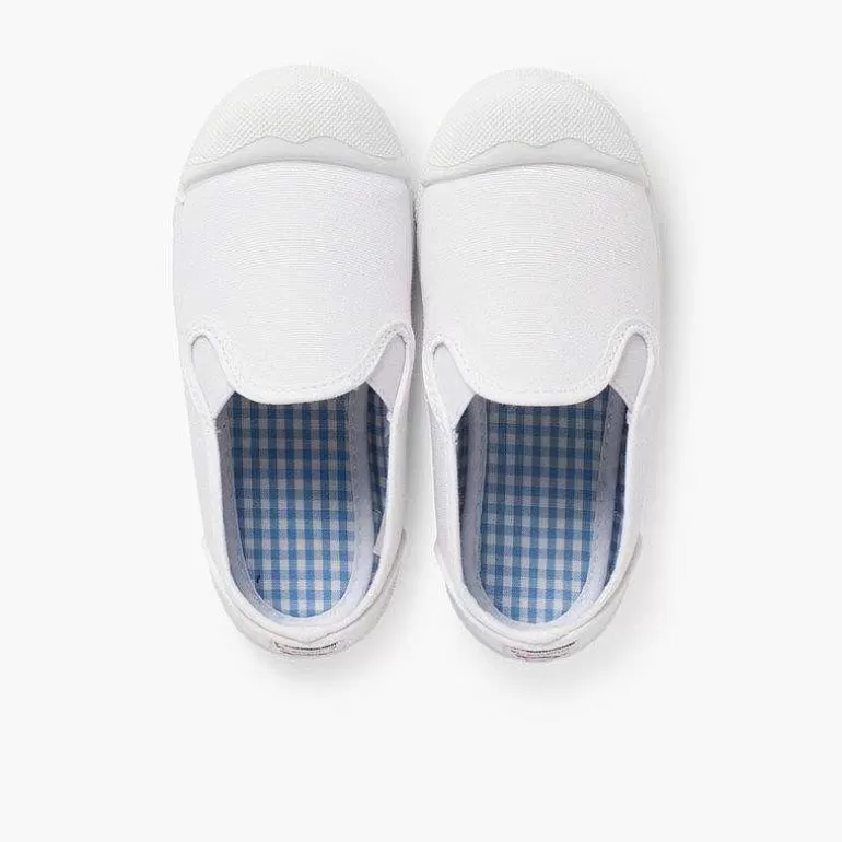 Hot Pisamonas Zapatillas Lona Sin Cordones Con Elasticos Laterales