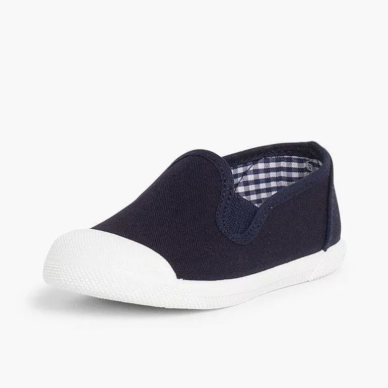 Hot Pisamonas Zapatillas Lona Sin Cordones Con Elasticos Laterales