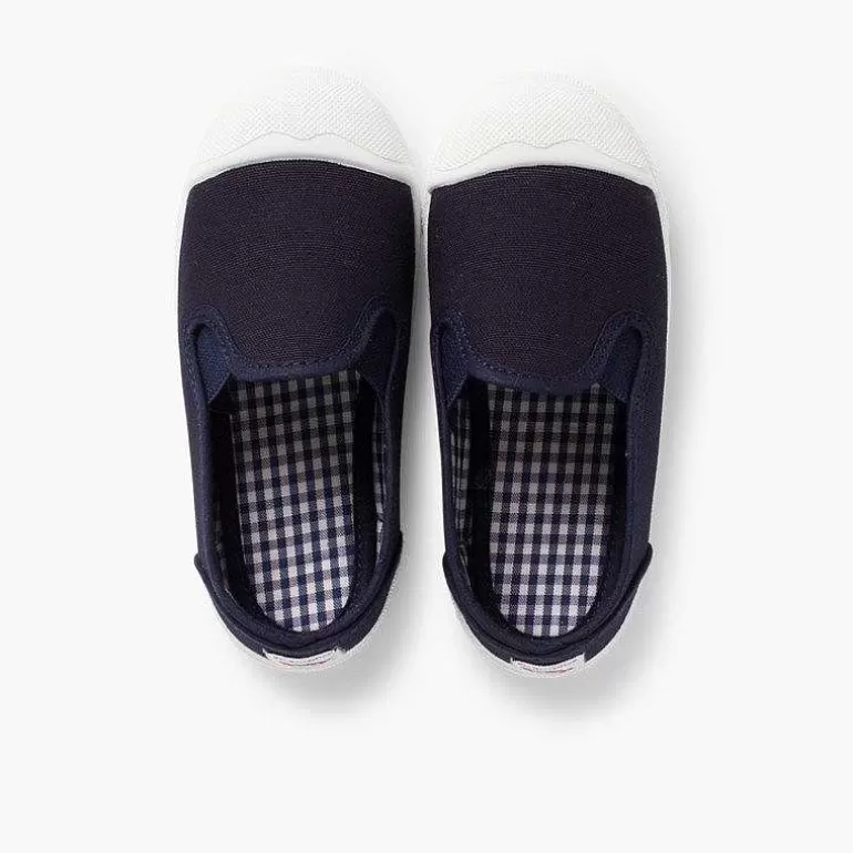 Hot Pisamonas Zapatillas Lona Sin Cordones Con Elasticos Laterales