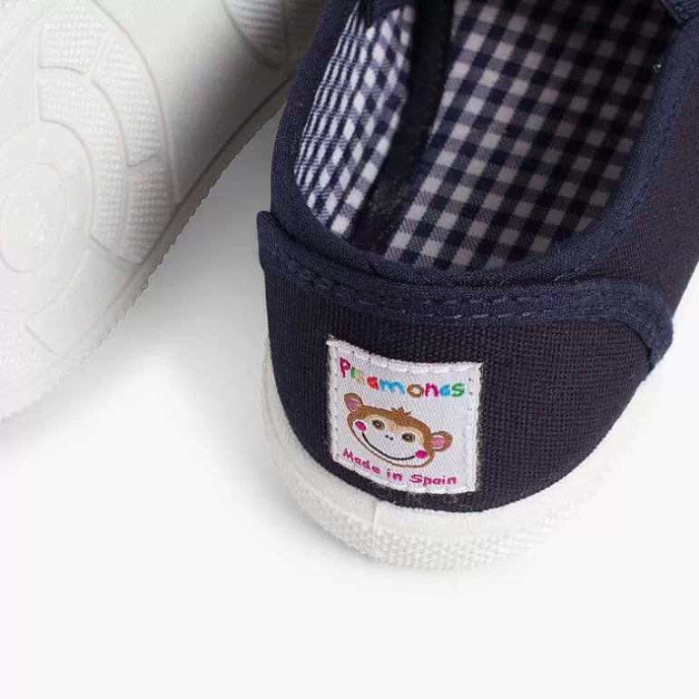 Hot Pisamonas Zapatillas Lona Sin Cordones Con Elasticos Laterales