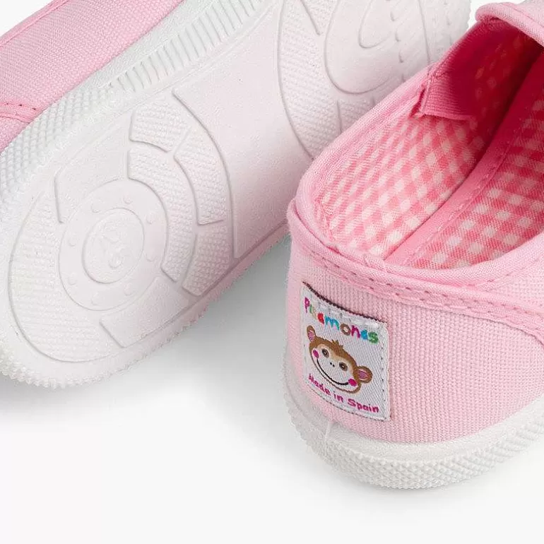 Hot Pisamonas Zapatillas Lona Sin Cordones Con Elasticos Laterales