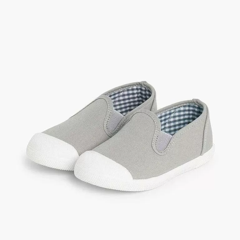 Hot Pisamonas Zapatillas Lona Sin Cordones Con Elasticos Laterales