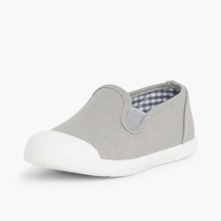 Hot Pisamonas Zapatillas Lona Sin Cordones Con Elasticos Laterales
