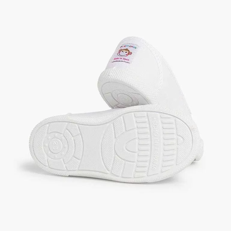 Hot Pisamonas Zapatillas Lona Sin Cordones Con Elasticos Laterales