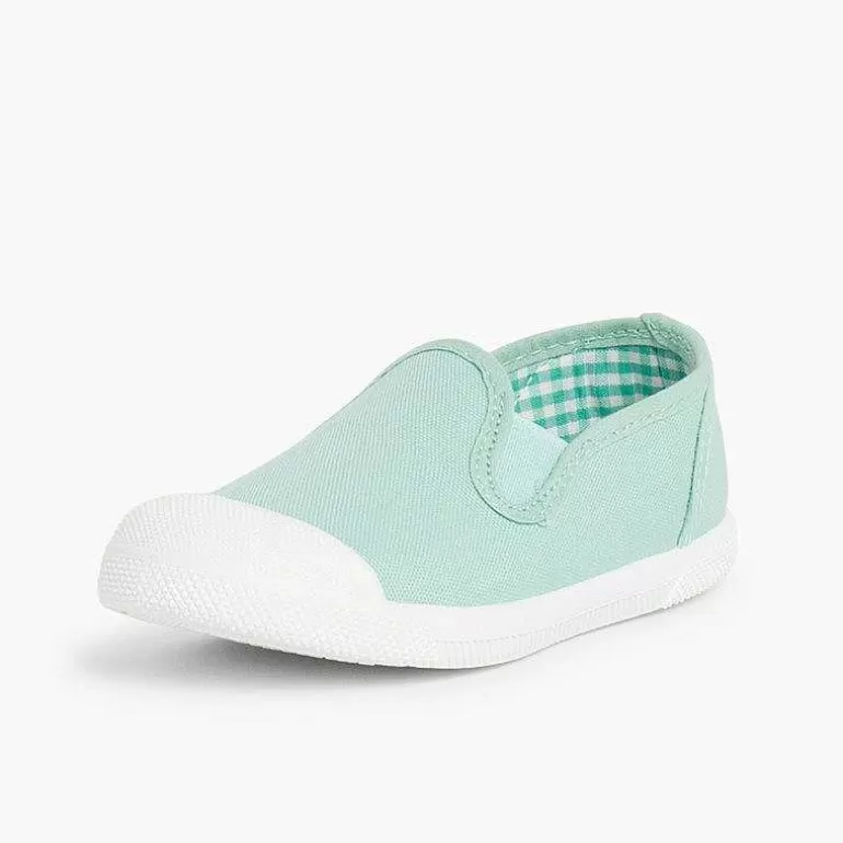 Hot Pisamonas Zapatillas Lona Sin Cordones Con Elasticos Laterales