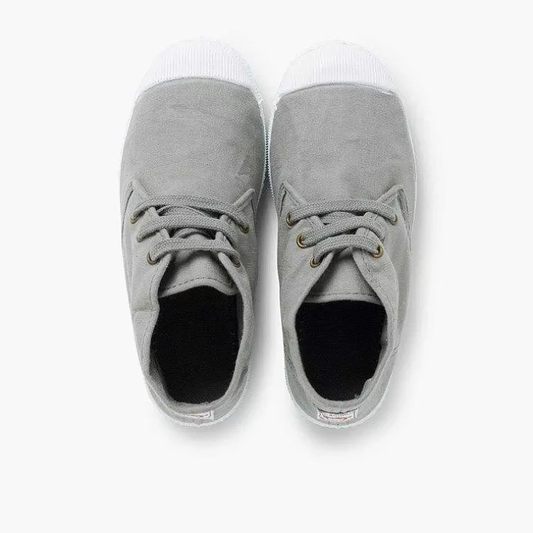 Cheap Pisamonas Zapatillas Lona Tipo Bota Con Cordones