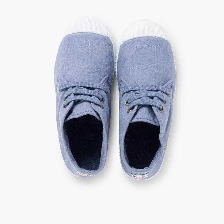 Cheap Pisamonas Zapatillas Lona Tipo Bota Con Cordones