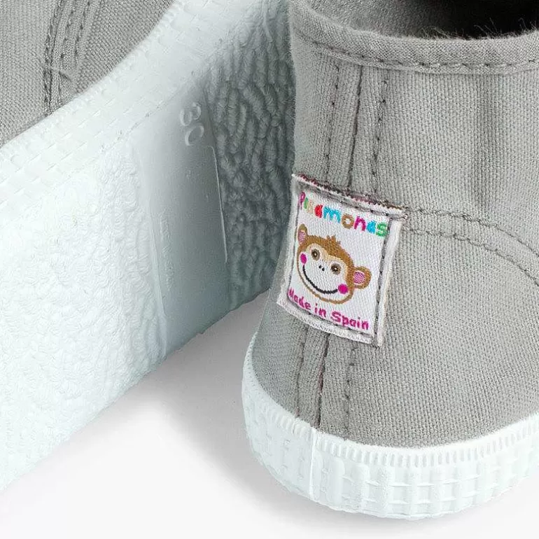 Cheap Pisamonas Zapatillas Lona Tipo Bota Con Cordones