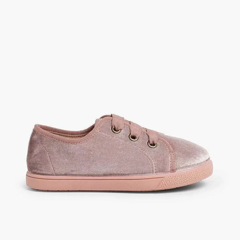 Best Sale Pisamonas Zapatillas Niña Terciopelo Brillante