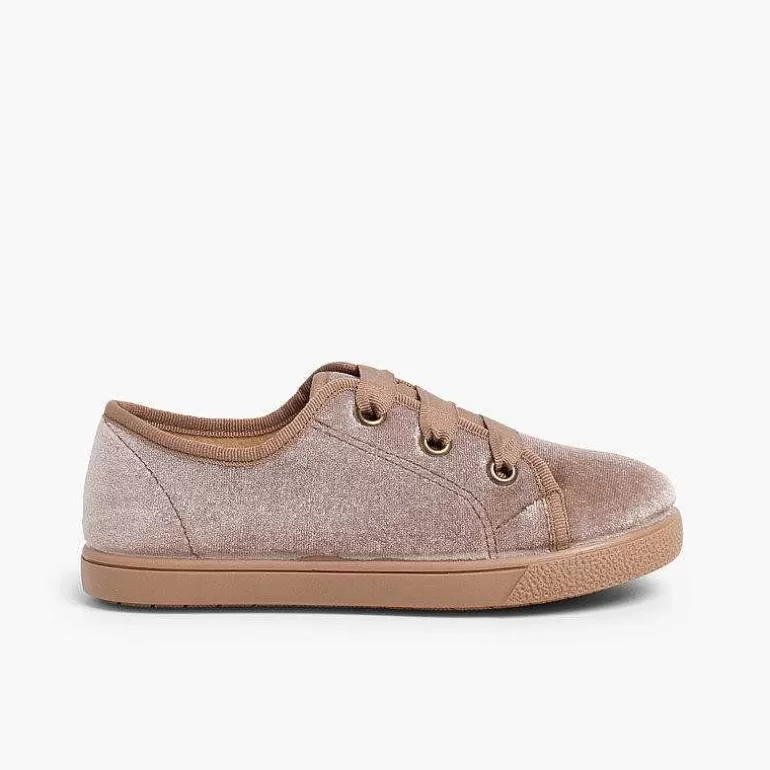 Best Sale Pisamonas Zapatillas Niña Terciopelo Brillante