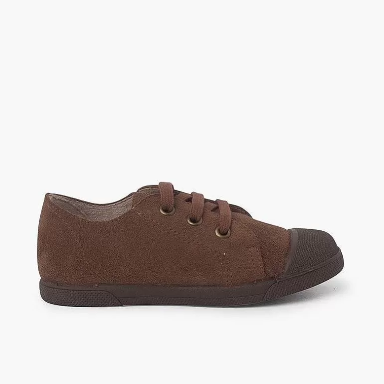 Outlet Pisamonas Zapatillas Serraje Puntera De Goma Y Cordones