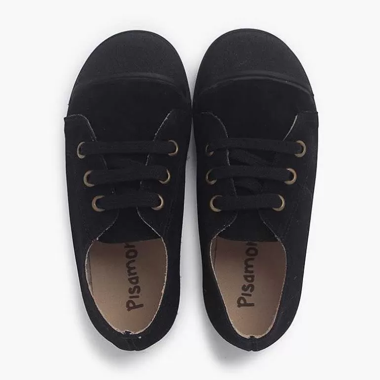 Outlet Pisamonas Zapatillas Serraje Puntera De Goma Y Cordones