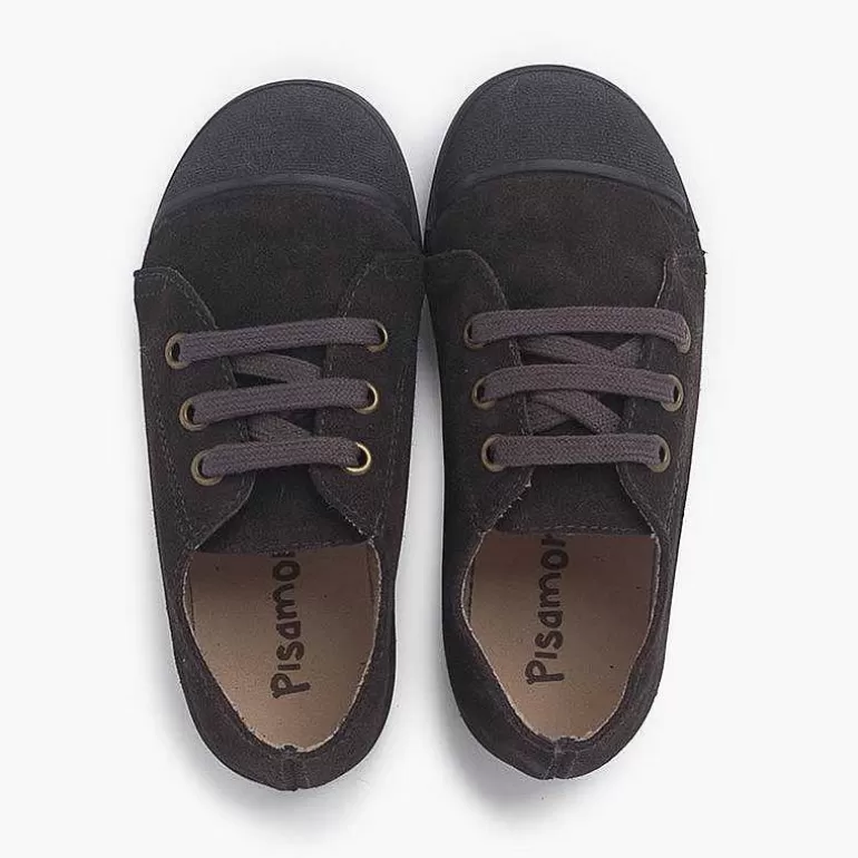 Outlet Pisamonas Zapatillas Serraje Puntera De Goma Y Cordones