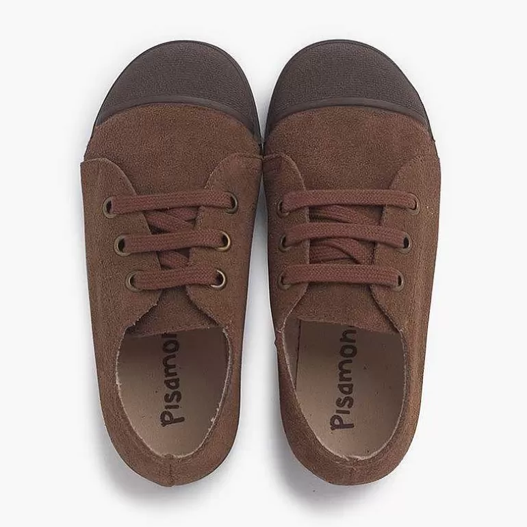 Outlet Pisamonas Zapatillas Serraje Puntera De Goma Y Cordones