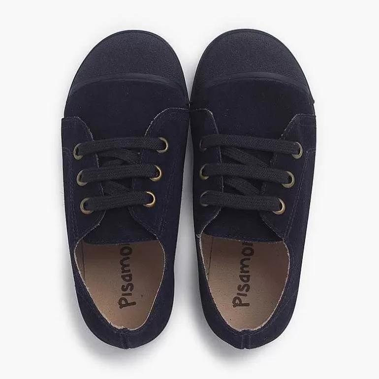 Outlet Pisamonas Zapatillas Serraje Puntera De Goma Y Cordones