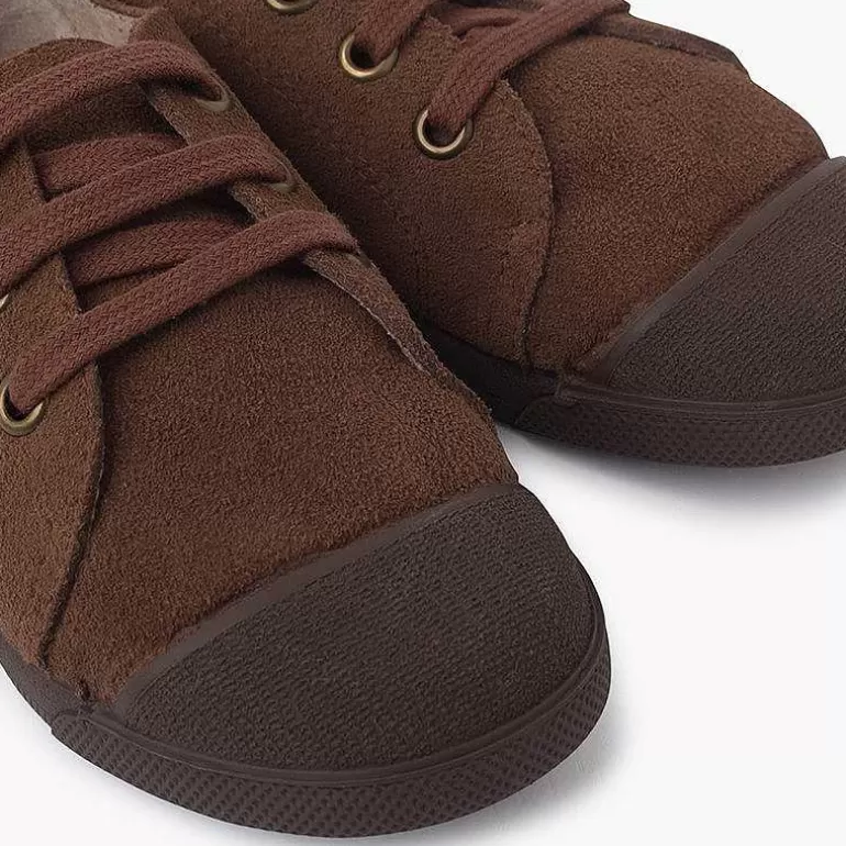 Outlet Pisamonas Zapatillas Serraje Puntera De Goma Y Cordones
