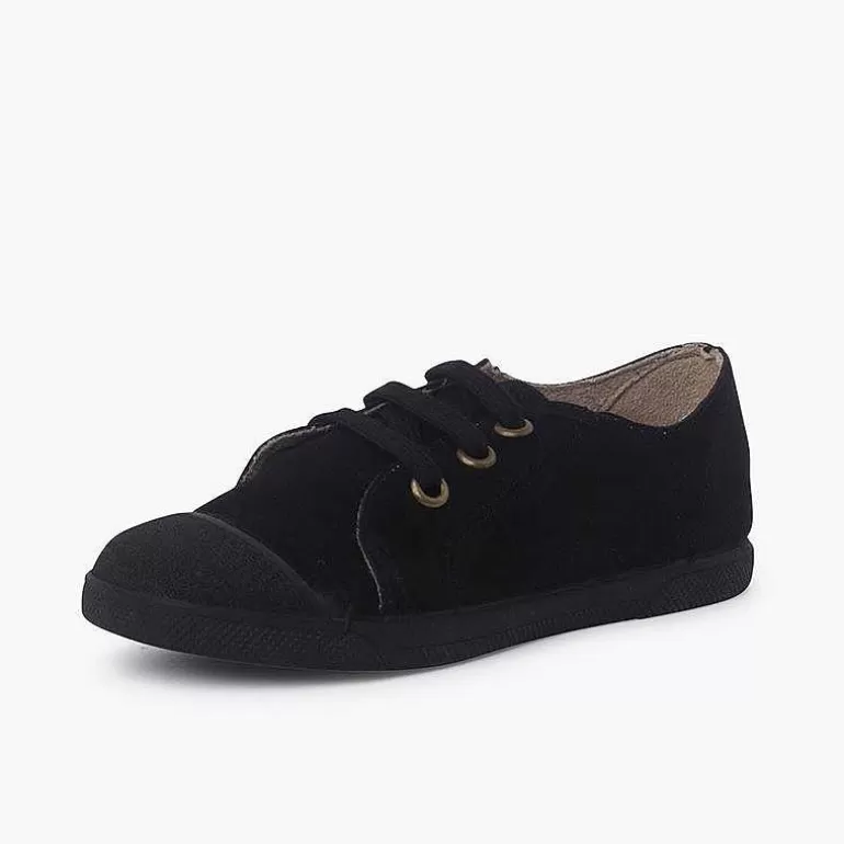 Outlet Pisamonas Zapatillas Serraje Puntera De Goma Y Cordones