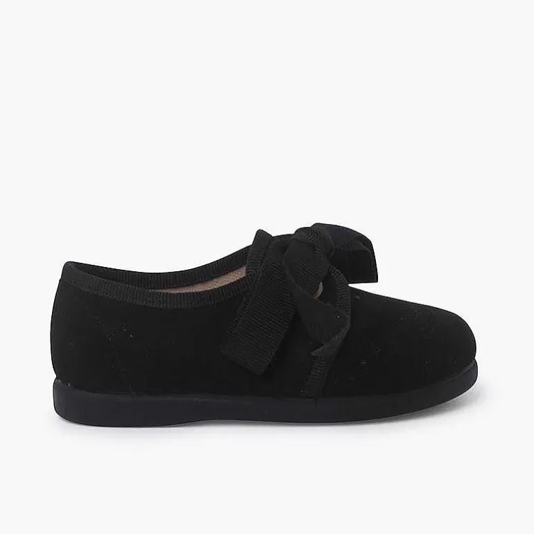 Online Pisamonas Zapatito Niños Tipo Blucher Con Lazo Y Picados